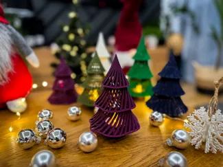 Spiral LED Christmas Tree lamp