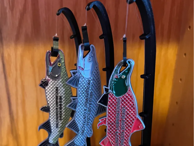 Salmon Coin Holders - Base Kodiak