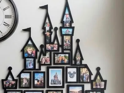 disney castle phot frame 