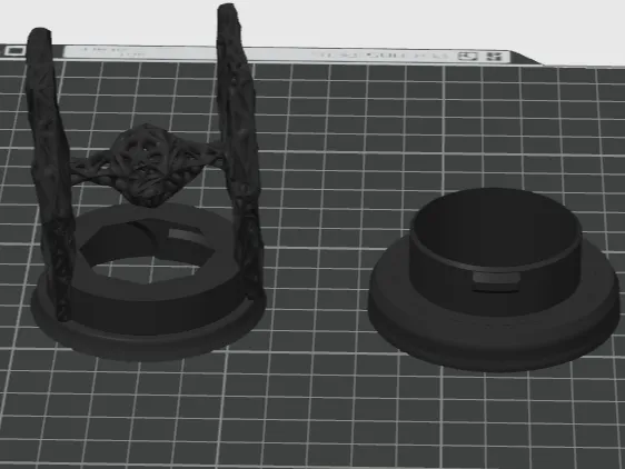 Tie Fighter Tea Light Candle