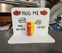 Background for original brick size people