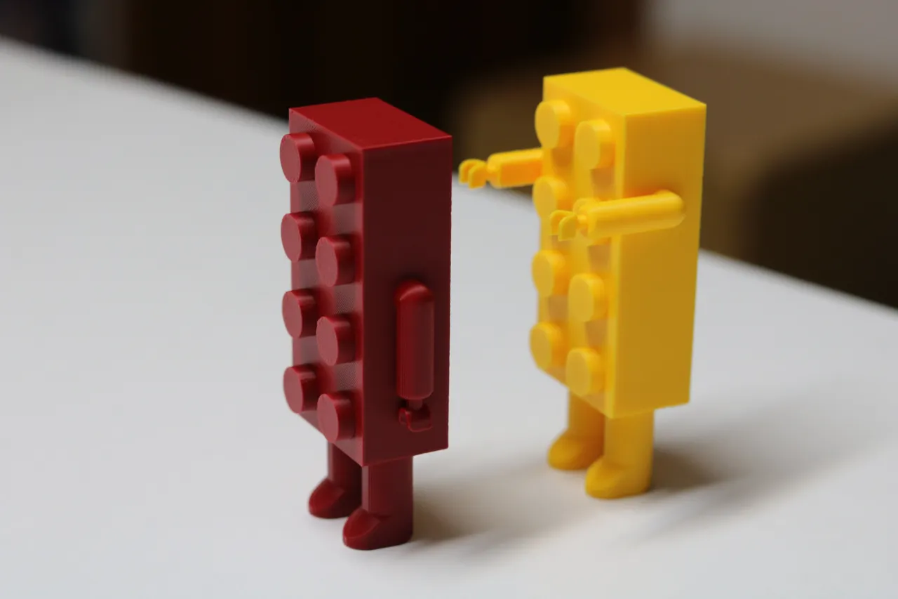 Cute Brick Couple view 2