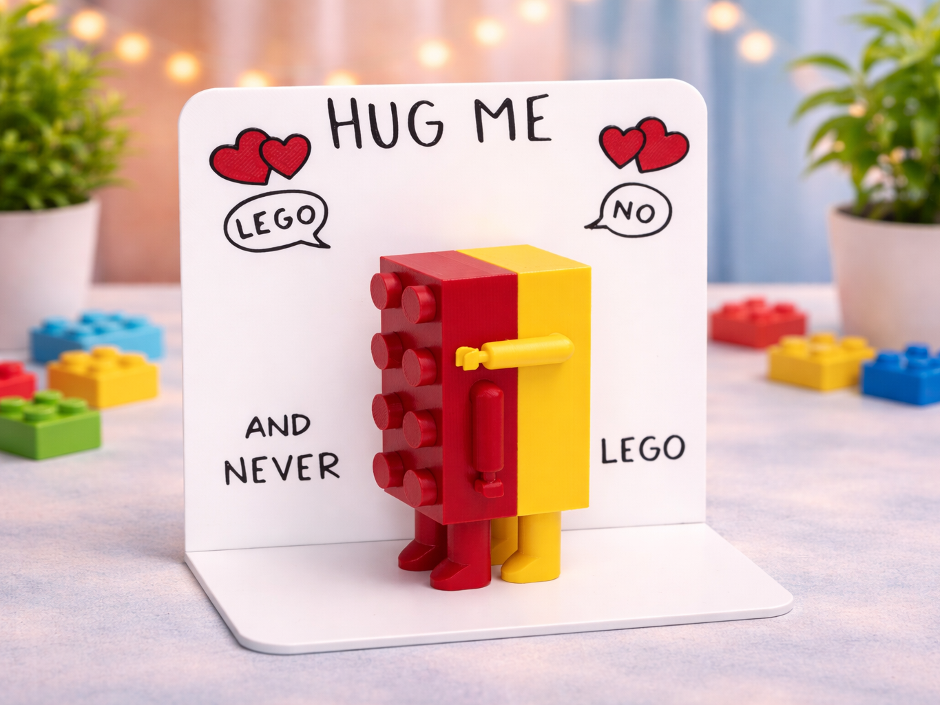 Cute Brick Couple