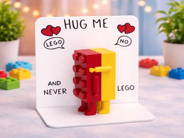 Cute Brick Couple