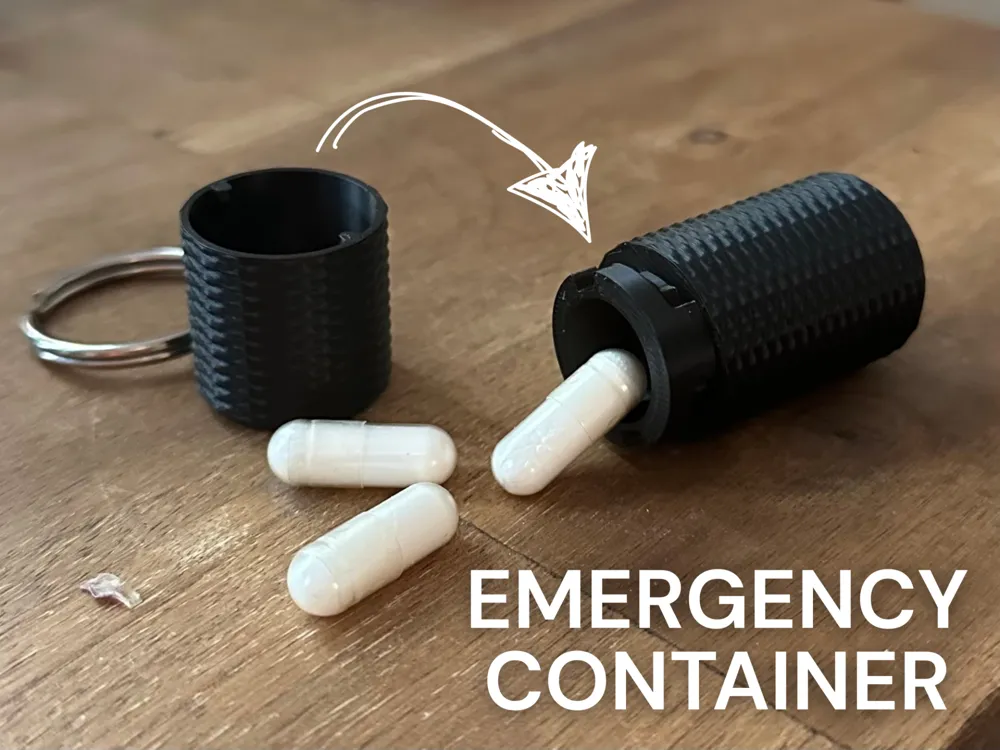Mini Travel Capsule Container by Gjörk MakerWorld: Download Free 3D Models