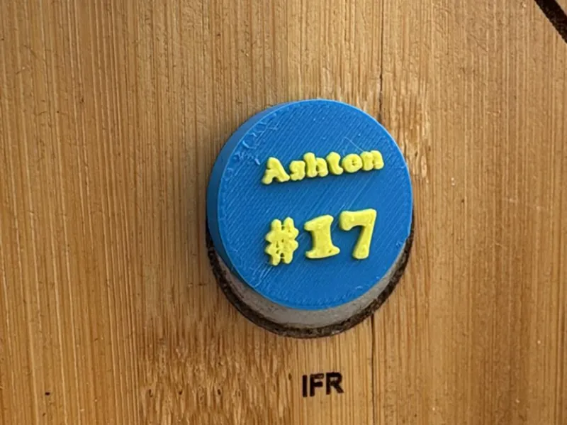 Line-up board peg