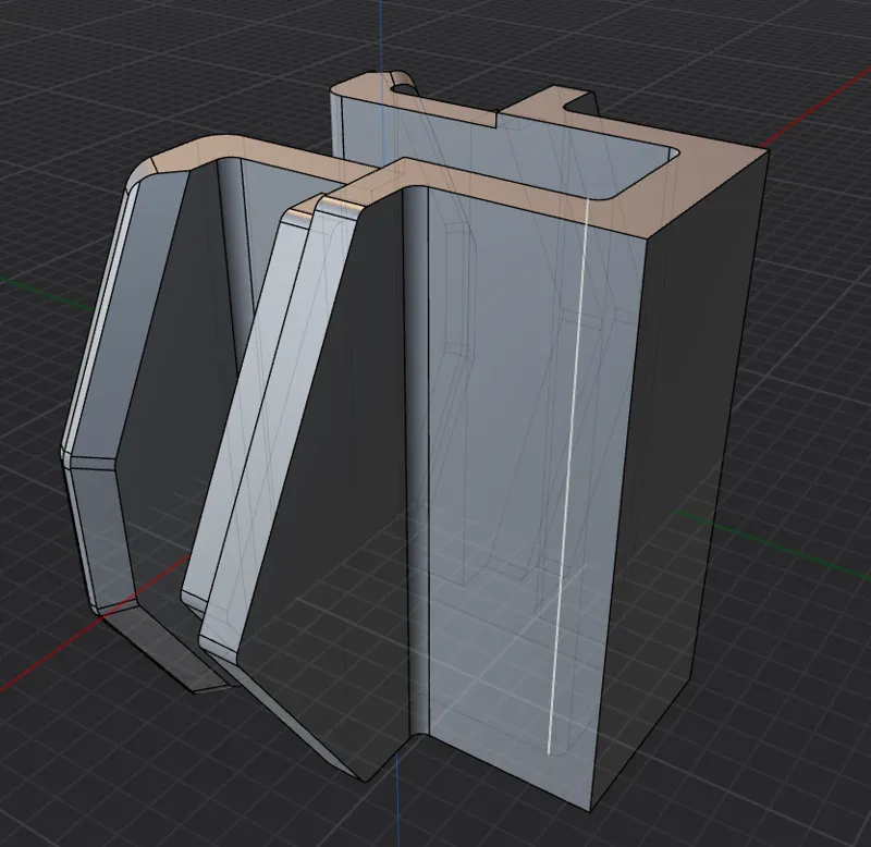 Vertically printable HSW interface