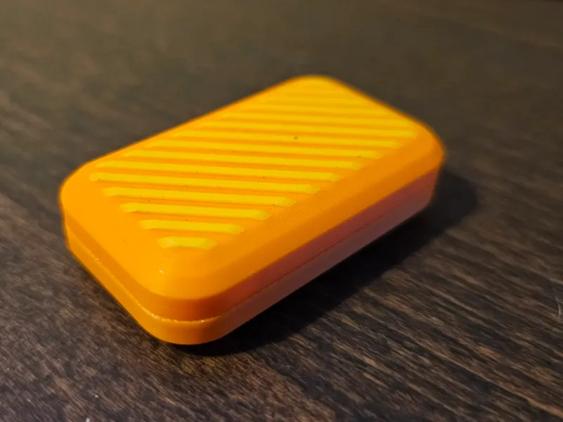 Striped Fidget card with magnets