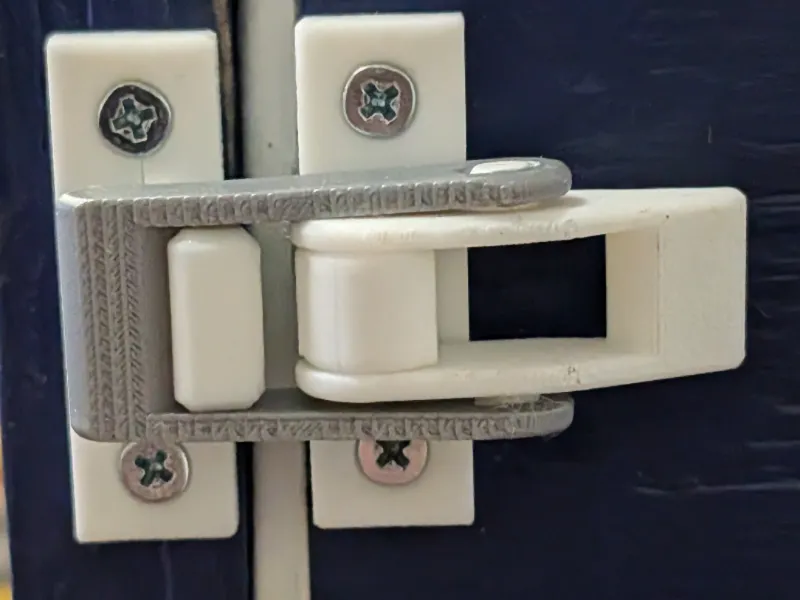 Longer over-center latch mechanism