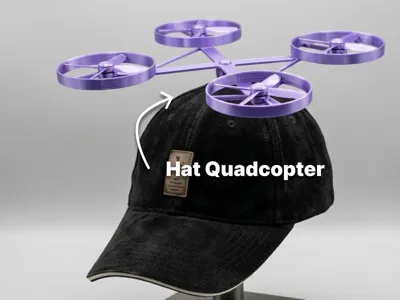 Hat Drone – Mini Quadcopter for Cap