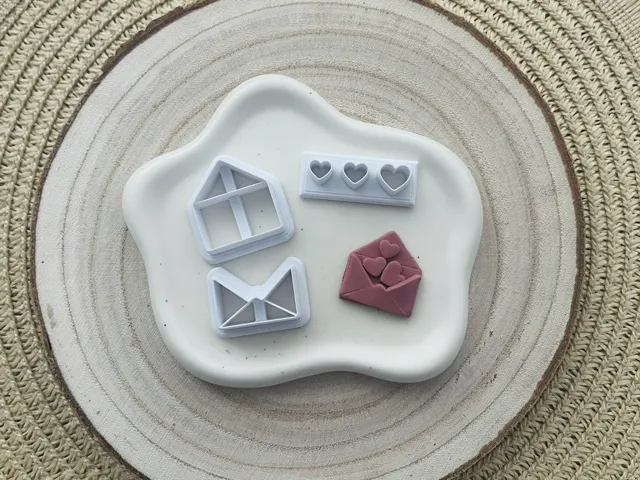 Envelope Polymer Clay Earrings Cutter