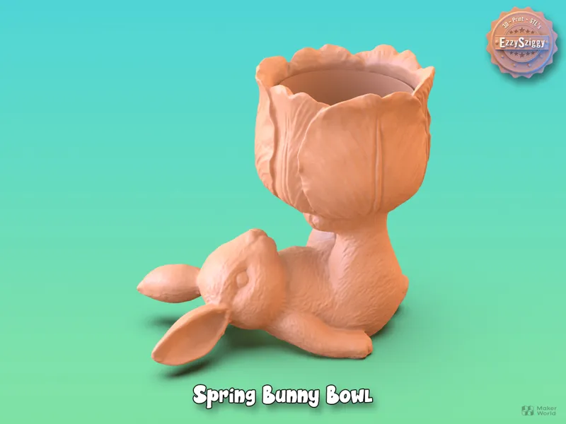 Spring Bunny Bowl
