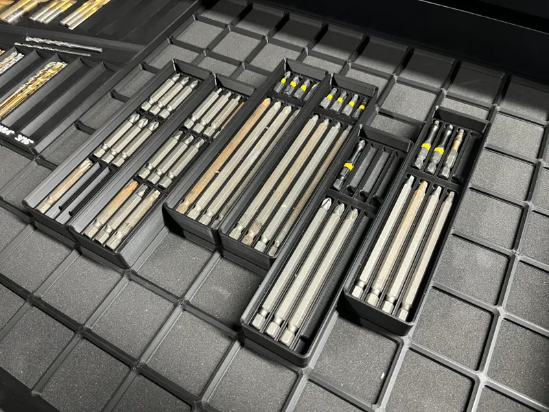 Screwdriver Bits - Gridfinity