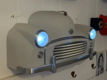 Modelo para impresión 3D: 1960 British classic car front-end — vista de referencia 4