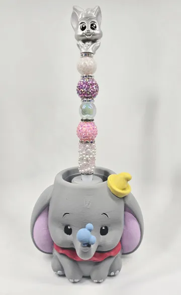 Soporte: Big-Eared Flying Circus Elephant Fancy Pen Stand — vista de referencia 2