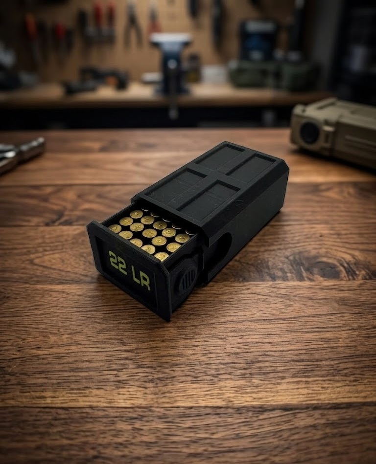 Miniatura 1 do modelo 3D Stackable Ammo Box -22 LR