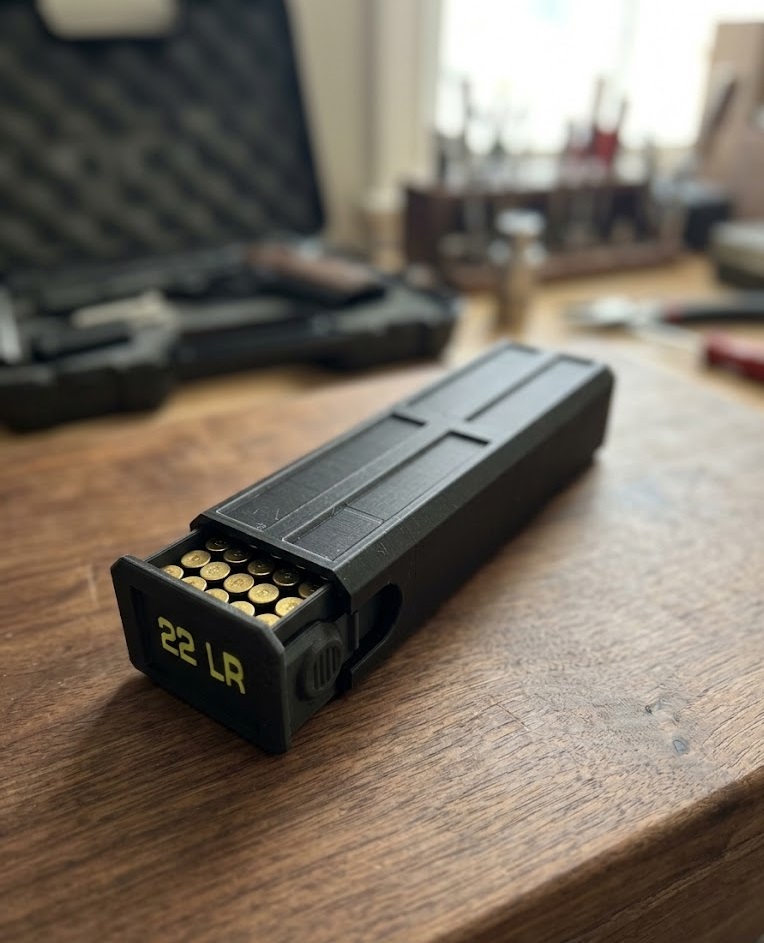 Miniatura 2 do modelo 3D Stackable Ammo Box -22 LR