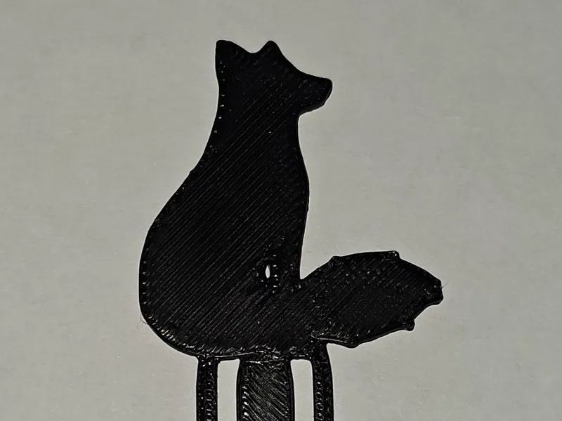 Simple Fox Bookmark - Commercial Use