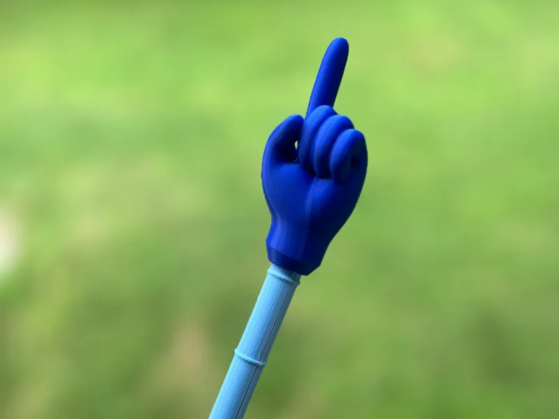 Pointer Finger and Stick