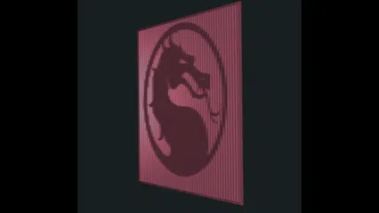 Mortal Kombat - Fatality - lenticular model