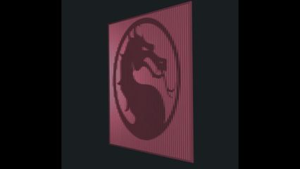 Mortal Kombat - Fatality - lenticular model