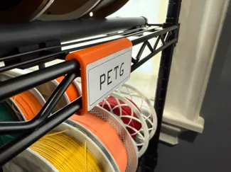 Metro Shelf / Wire Shelf Label Plate (Parametric)