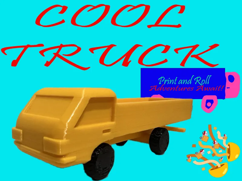 Cool Truck: Print and Roll!