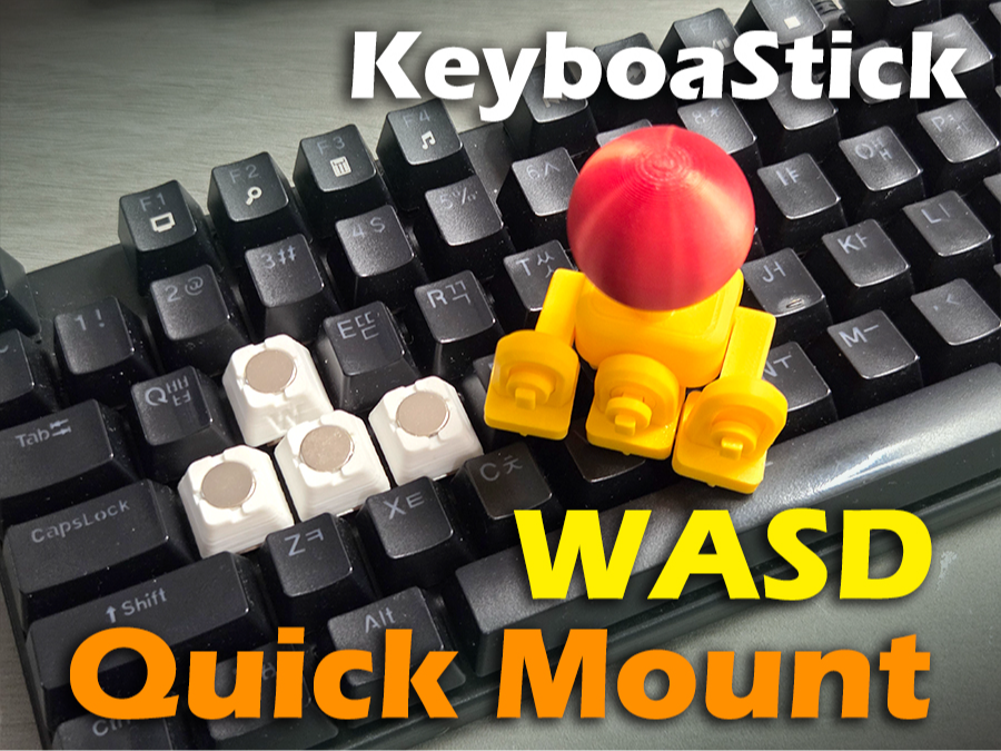 KeyboaStick Magnet-WASD (Joystick Keycap)