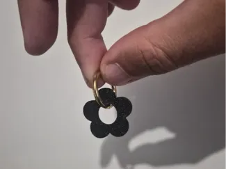 Boucles d'oreille marguerite