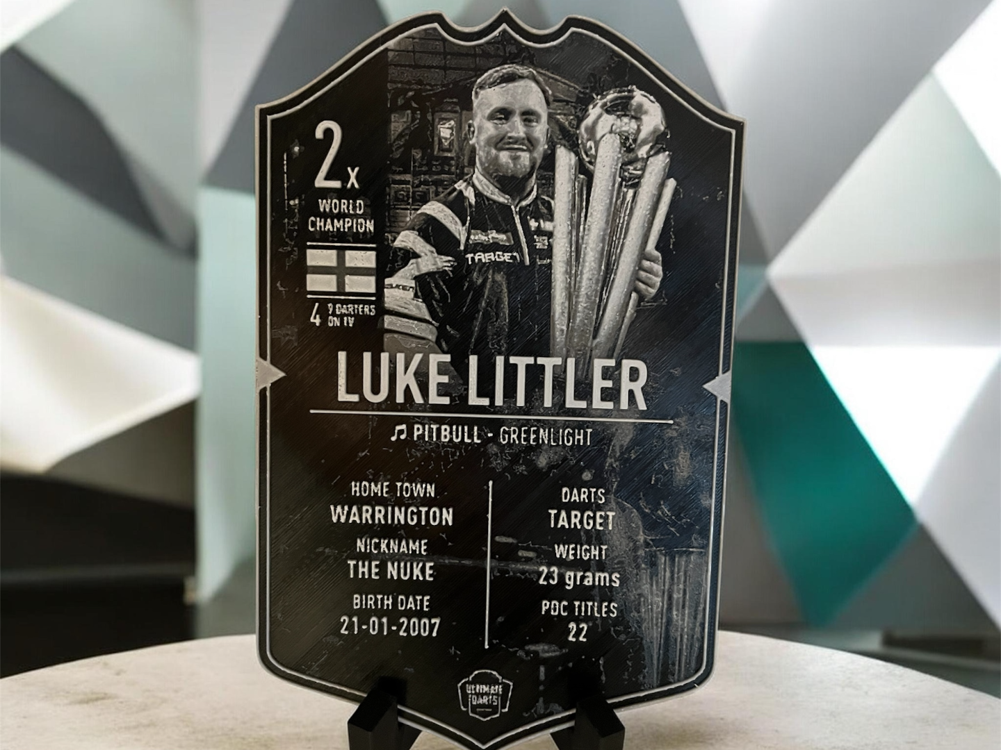 Ultimate HueForge Player Cards Dart