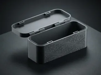 Magnetic Cloud Textured Organizer Box (No support)