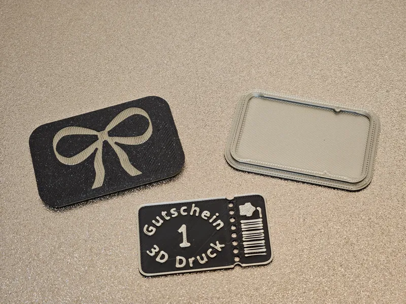 Gutschein 3D Druck