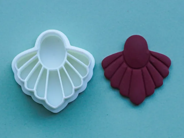 Organic Polymer Clay Cutter Earrings Necklace Pin