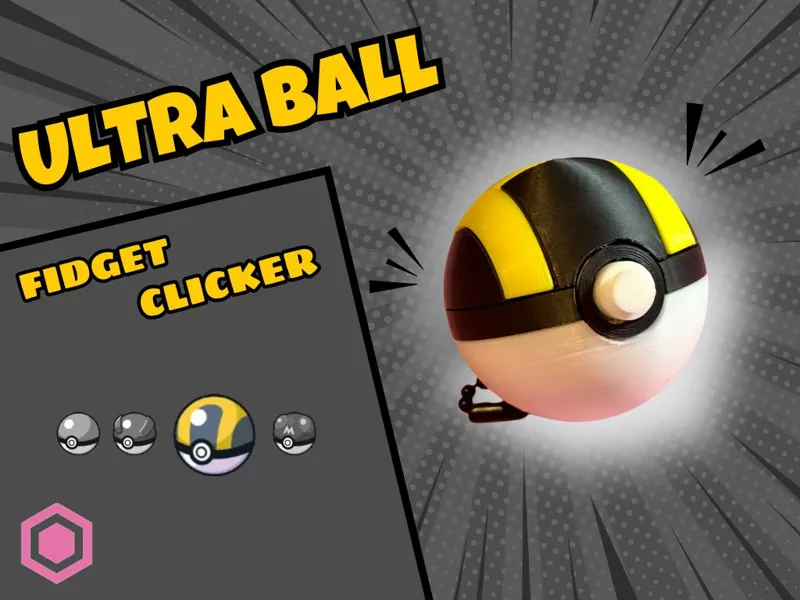 Ultra Ball Fidget Clicker - OG Collection (3/4)