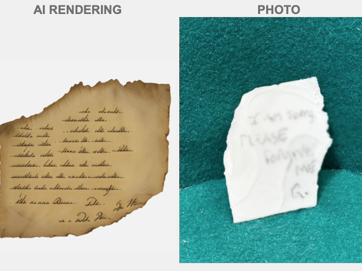 Torn Letter (Only Half Present) : #65