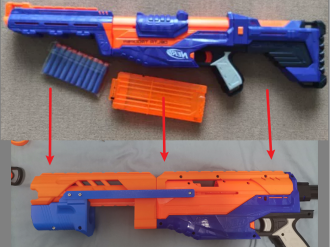 Nerf Delta Trooper MOD 德尔塔伞兵 下拉模块