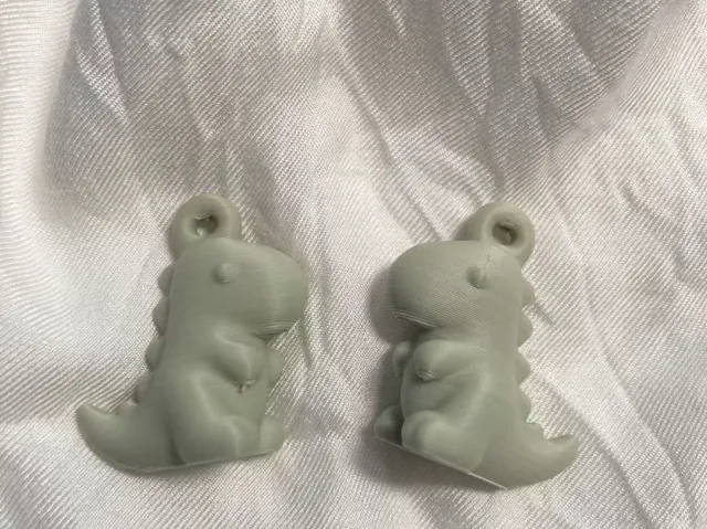 立体小恐龙耳环