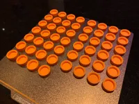 Tube caps (with extruded labels) v1.12 | A1 mini