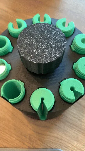 Magnet organizer (with magnet tubes) view 3