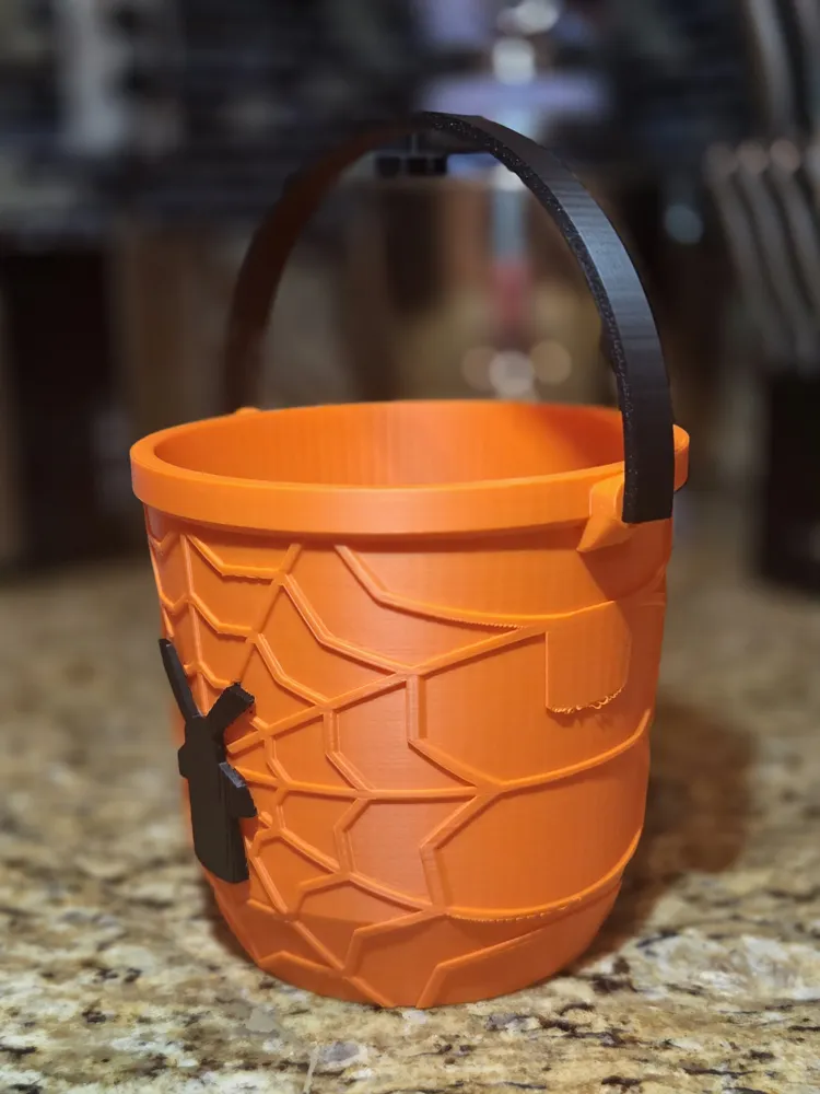 Halloween Trick or Treat Bucket - DB Windmill - Free 3D Print Model ...