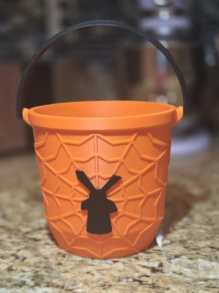 Halloween Trick or Treat Bucket - DB Windmill - Free 3D Print Model ...