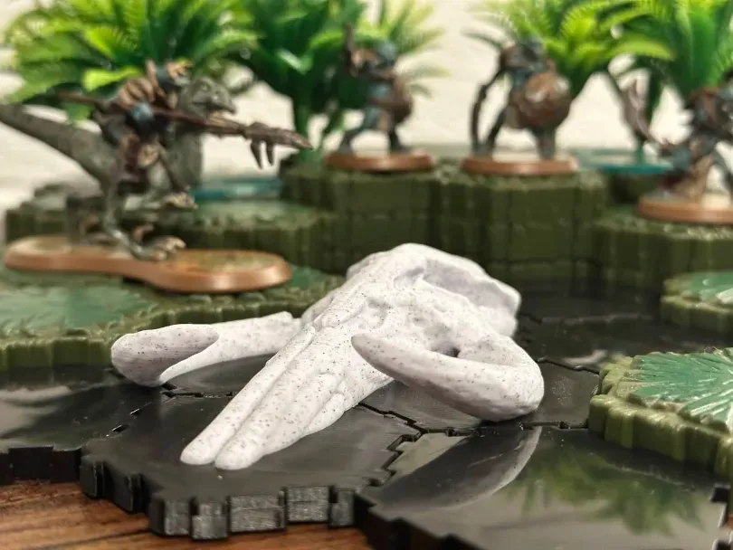 Heroscape Custom Terrain - Mythosaur Skull Tar Pit Remixed by Trailhead ...