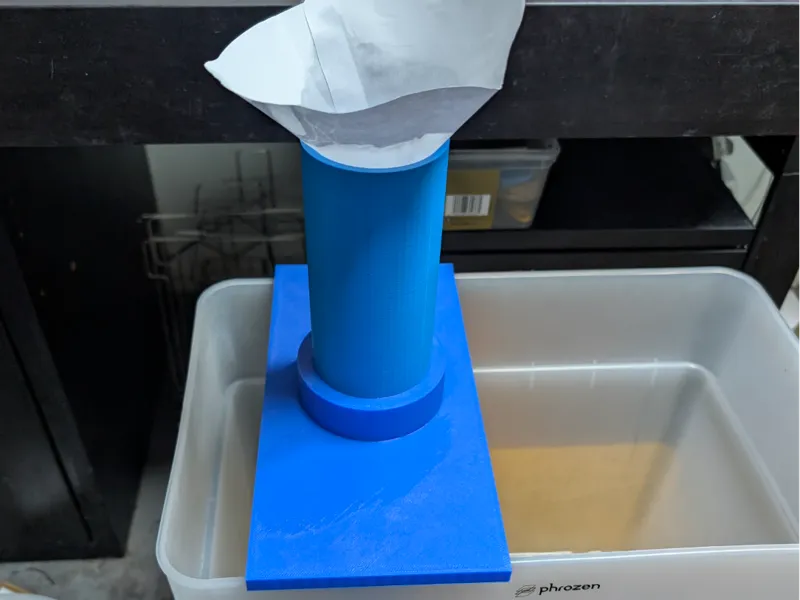 Dual Brita Filter System for Resin Wash