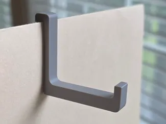 Cubicle Metal Shelf Hook - Wider