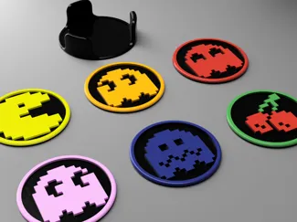Sous-verre_Pac-Man