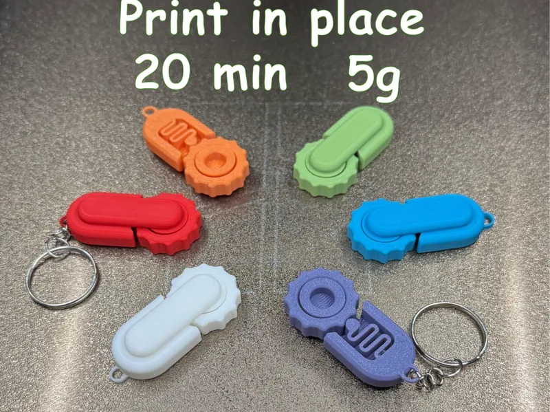 Smooth gear clicker fidget