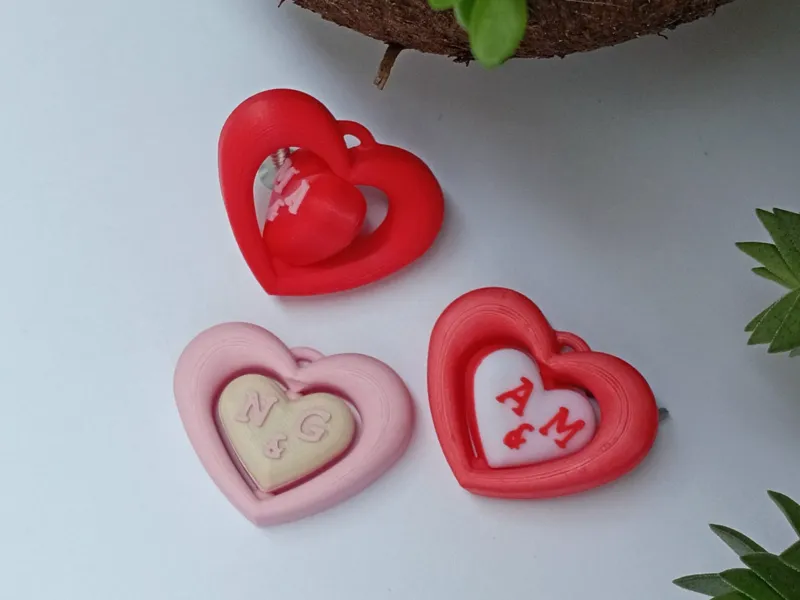 Llavero san valentin personalizable - fidget