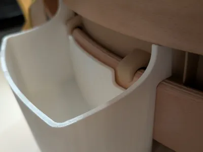 Tripp Trapp Storage box. Modified for easy install