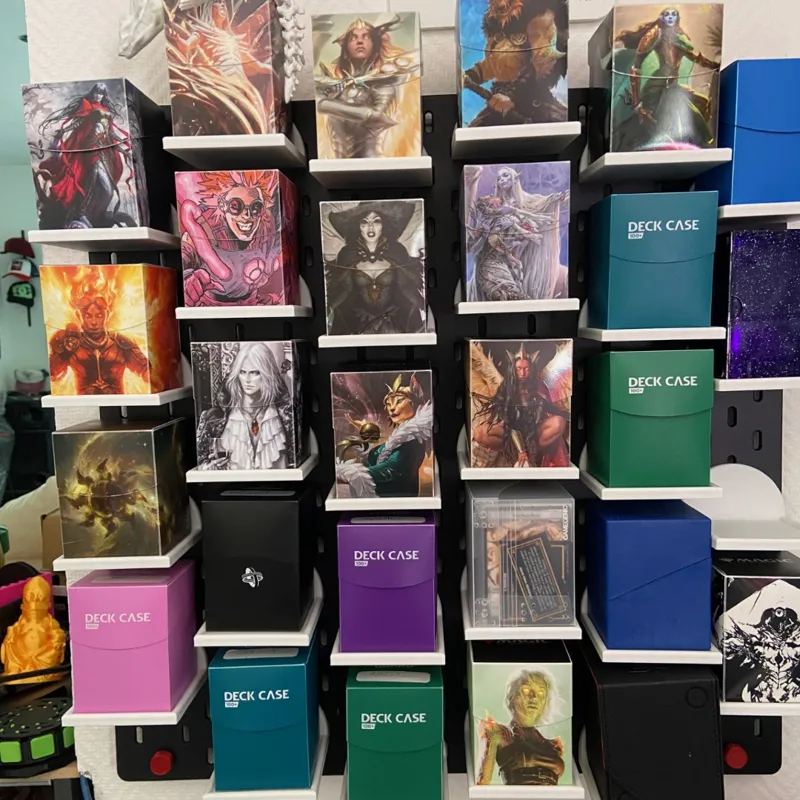 Ikea Skadis Ultra Pro commander deckbox holder