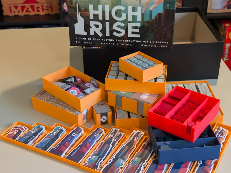 High Rise Board Game Organizer